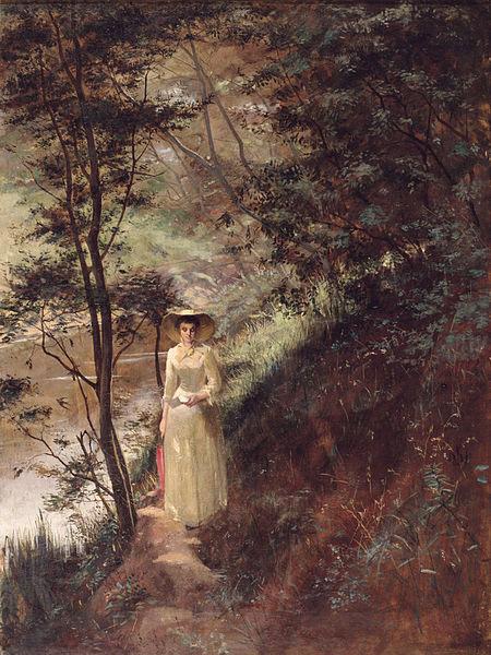 Frederick Mccubbin The Letter, oil painting image
